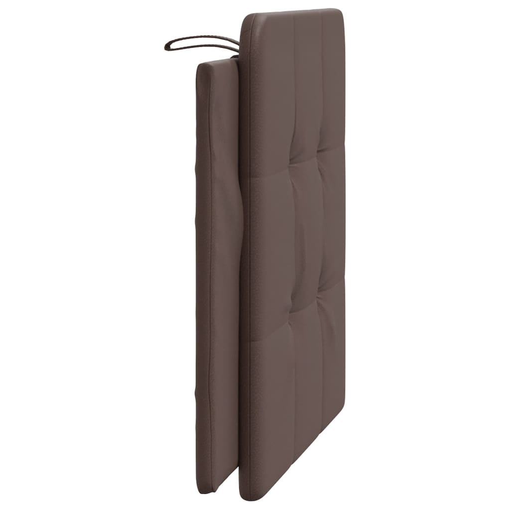 Coussin de tête de lit Zadar marron 100 cm similicuir - XIOS