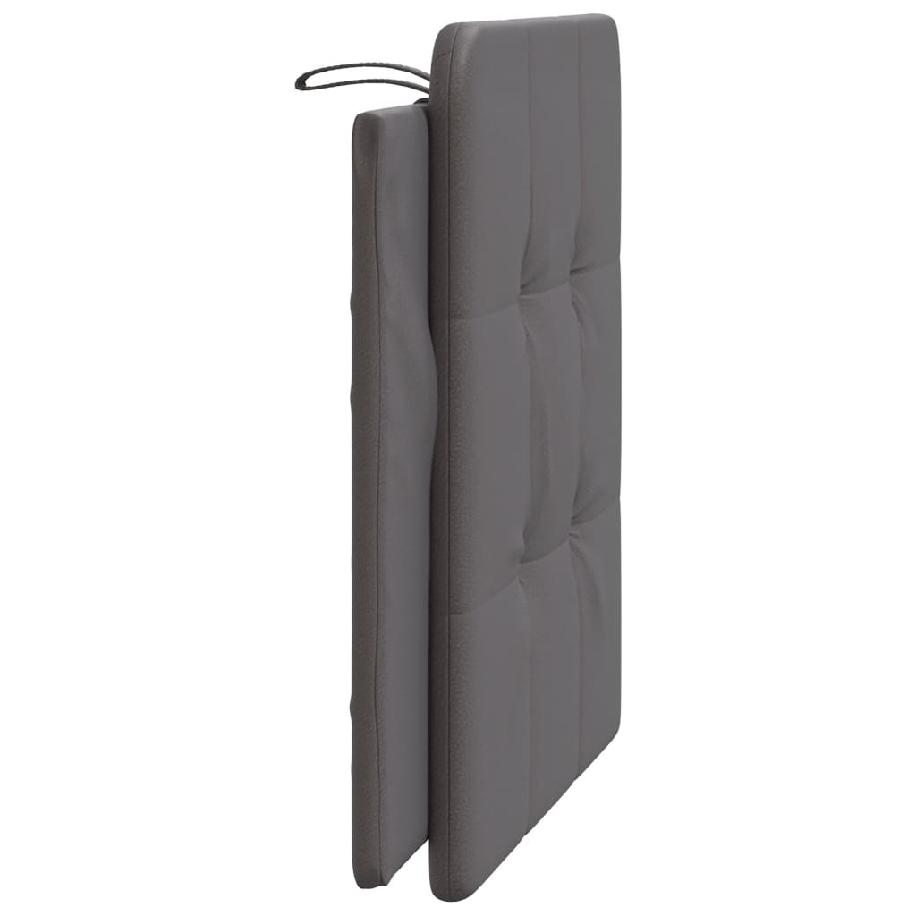 Coussin de tête de lit Zadar gris 100 cm similicuir - XIOS