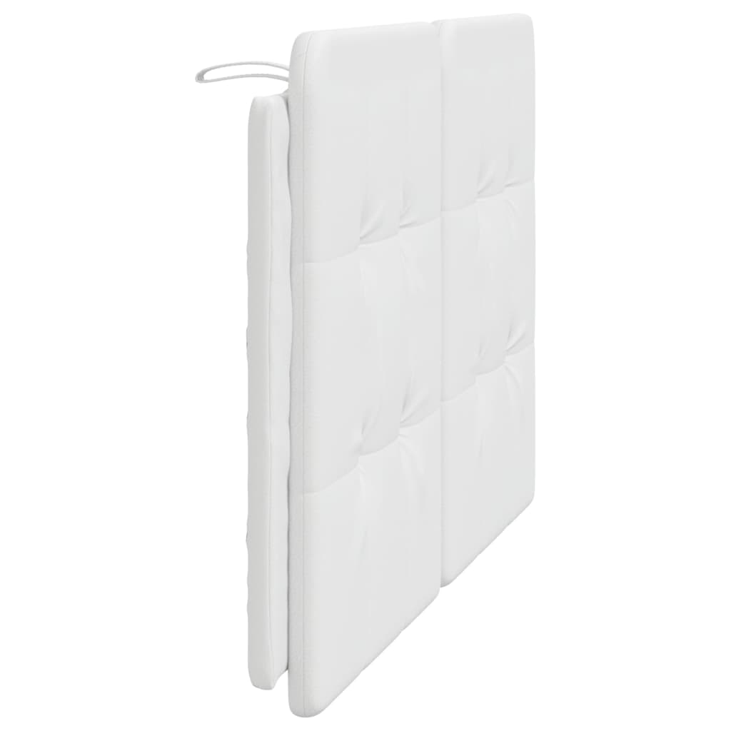 Coussin de tête de lit blanc 120 cm similicuir - XIOS