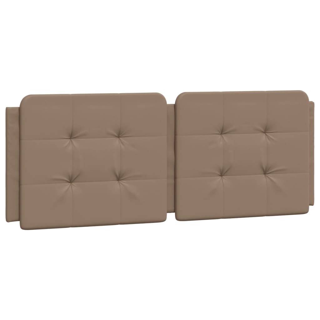 Coussin de tête de lit cappuccino 120 cm similicuir - XIOS