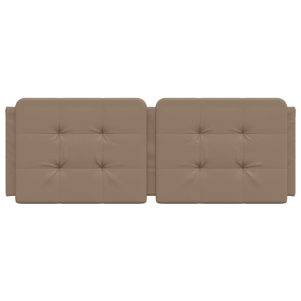 Coussin de tête de lit cappuccino 120 cm similicuir - XIOS