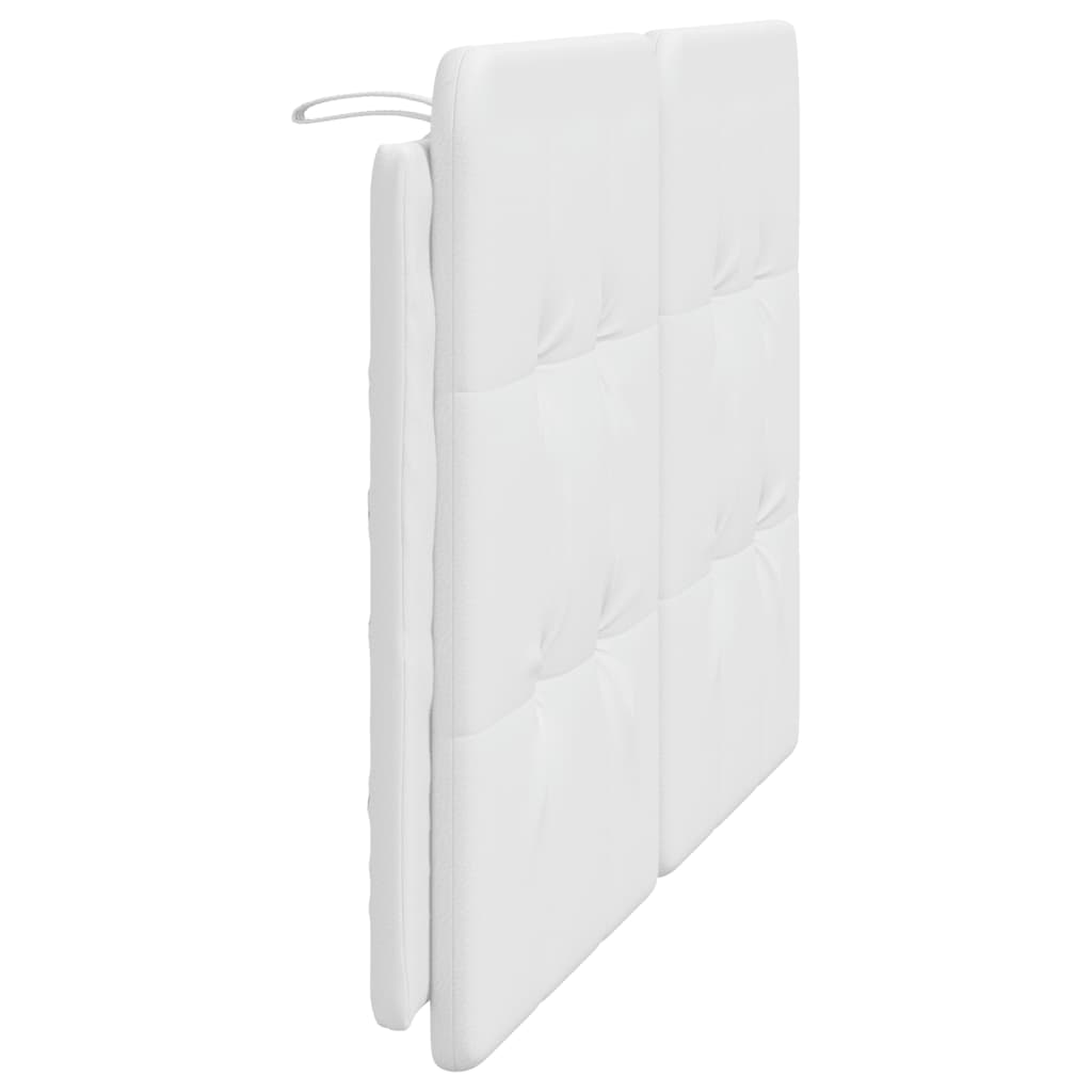 Coussin de tête de lit blanc 140 cm similicuir - XIOS