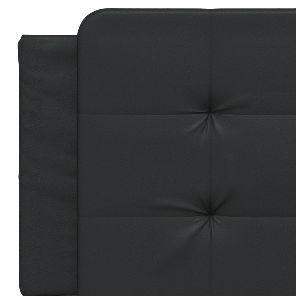 Coussin de tête de lit noir 160 cm similicuir - XIOS