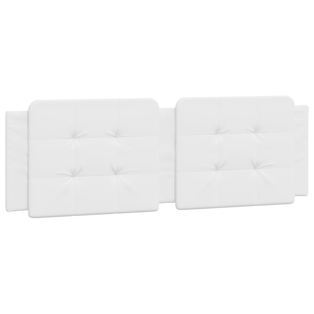 Coussin de tête de lit Zadar blanc 160 cm similicuir - XIOS