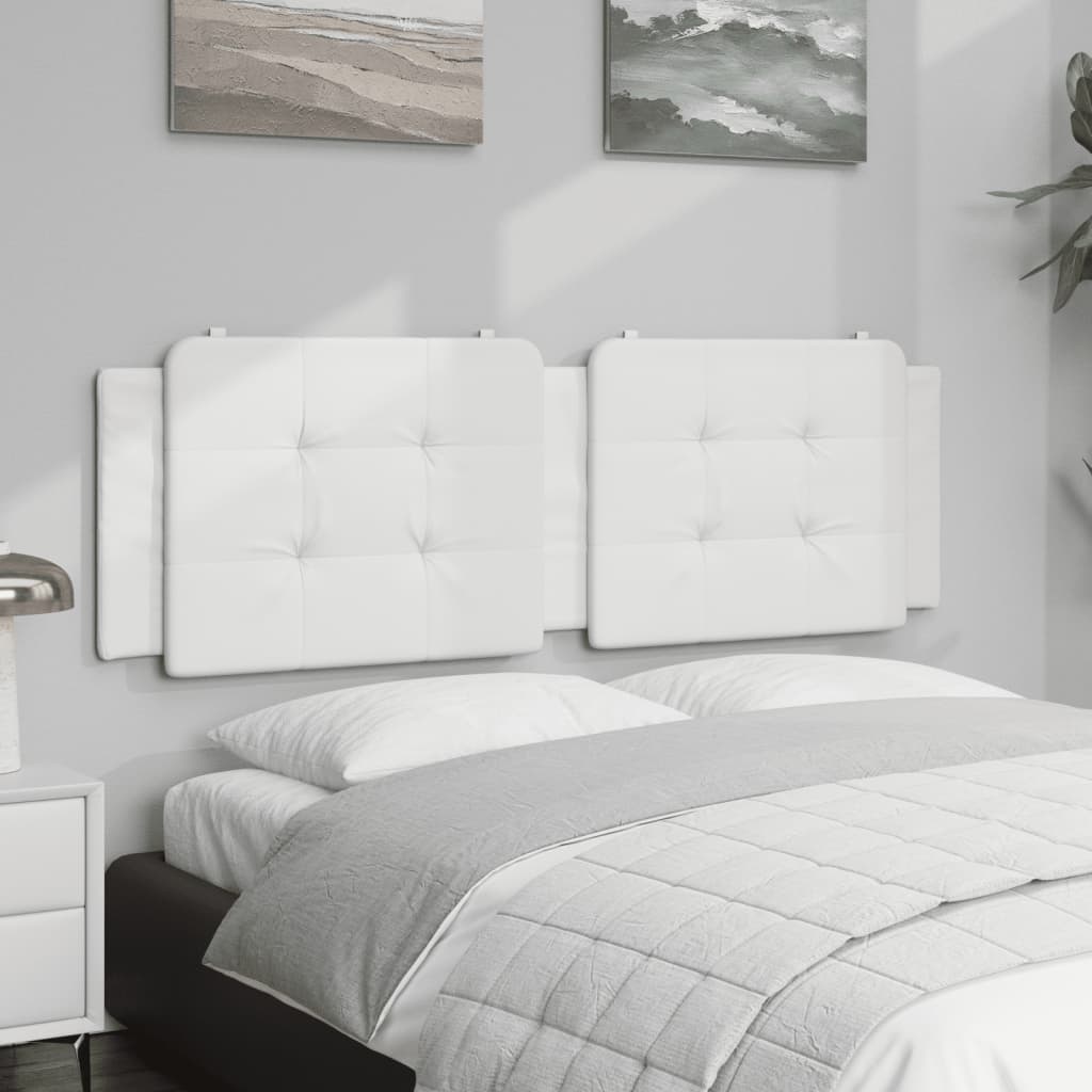 Coussin de tête de lit Zadar blanc 160 cm similicuir - XIOS