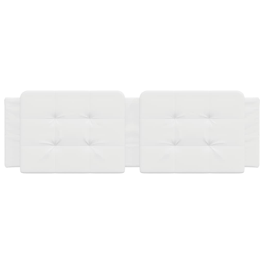 Coussin de tête de lit Zadar blanc 160 cm similicuir - XIOS