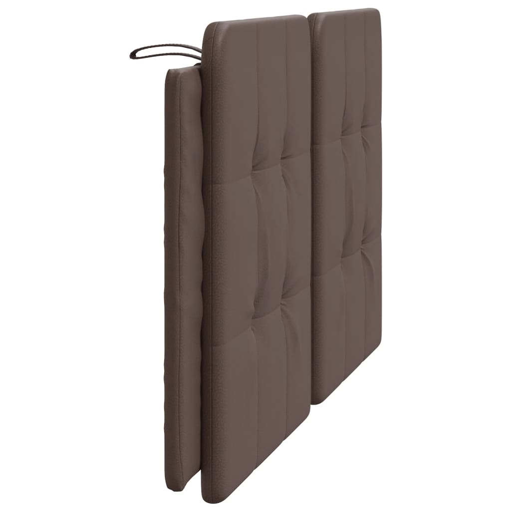 Coussin de tête de lit marron 160 cm similicuir - XIOS