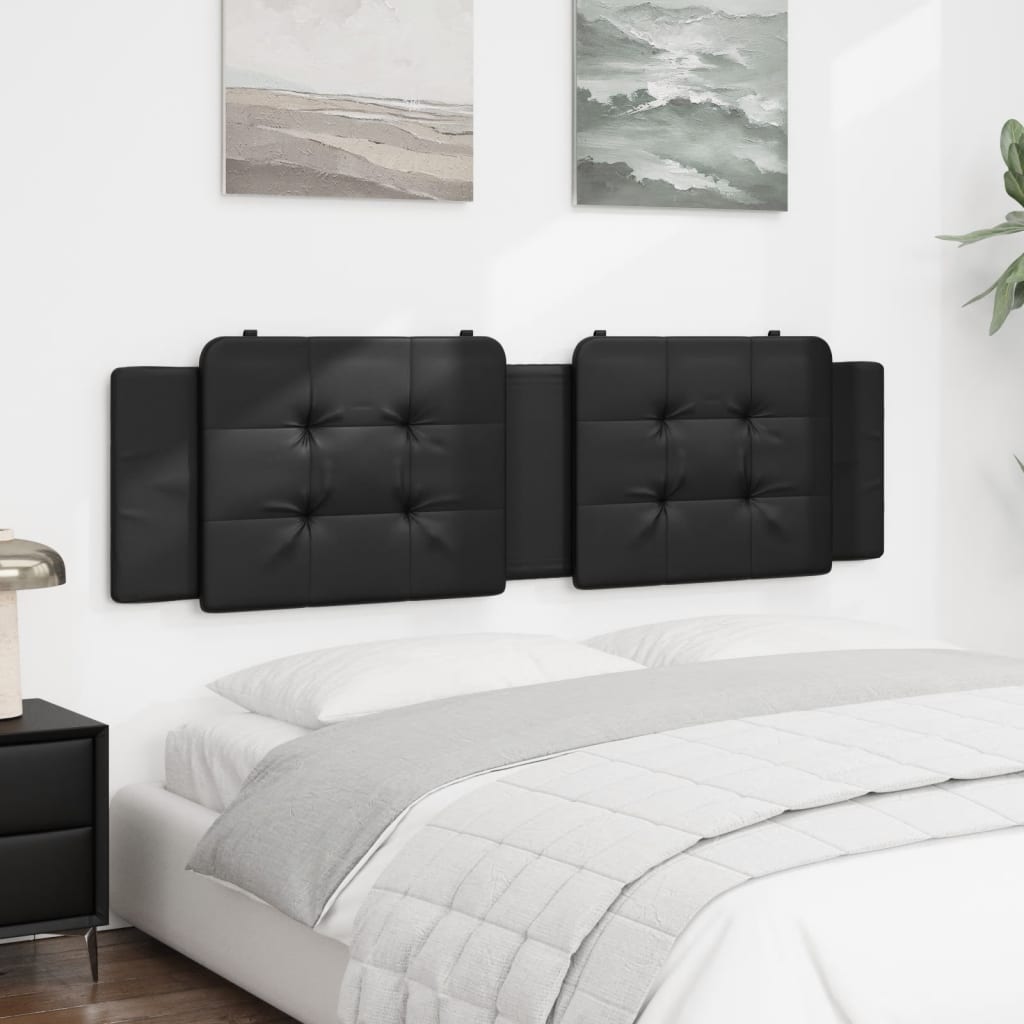 Coussin de tête de lit Zadar noir 180 cm similicuir - XIOS
