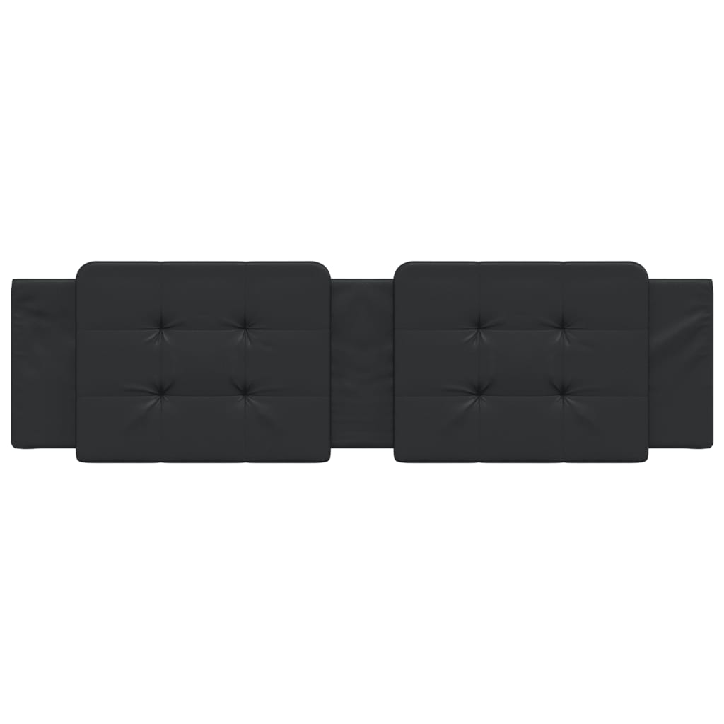 Coussin de tête de lit Zadar noir 180 cm similicuir - XIOS