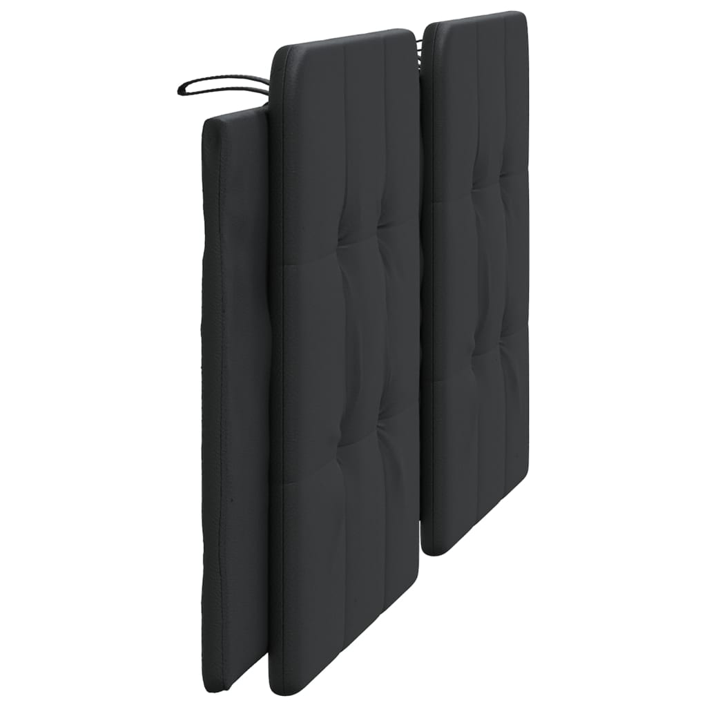 Coussin de tête de lit noir 180 cm similicuir - XIOS
