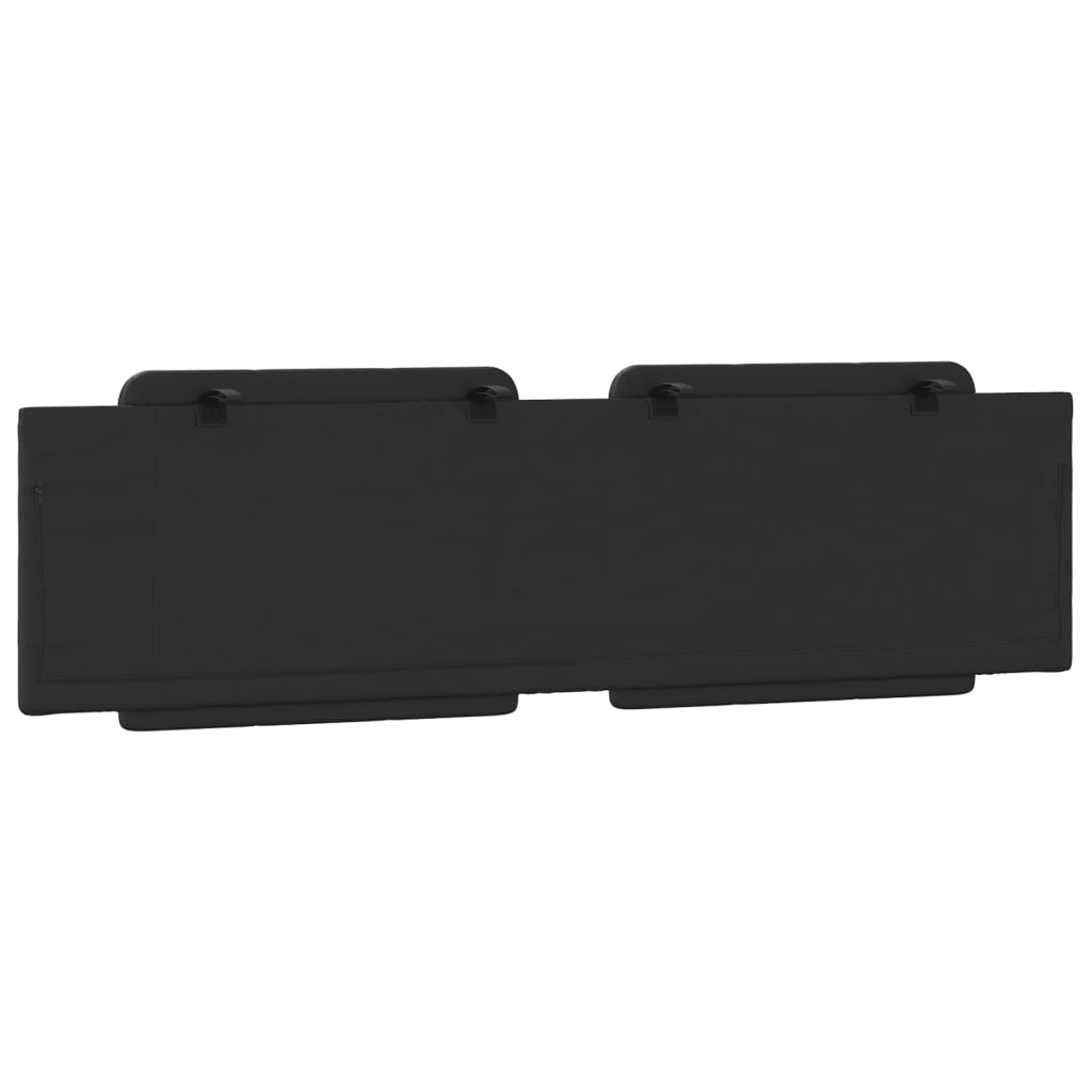 Coussin de tête de lit Zadar noir 180 cm similicuir - XIOS