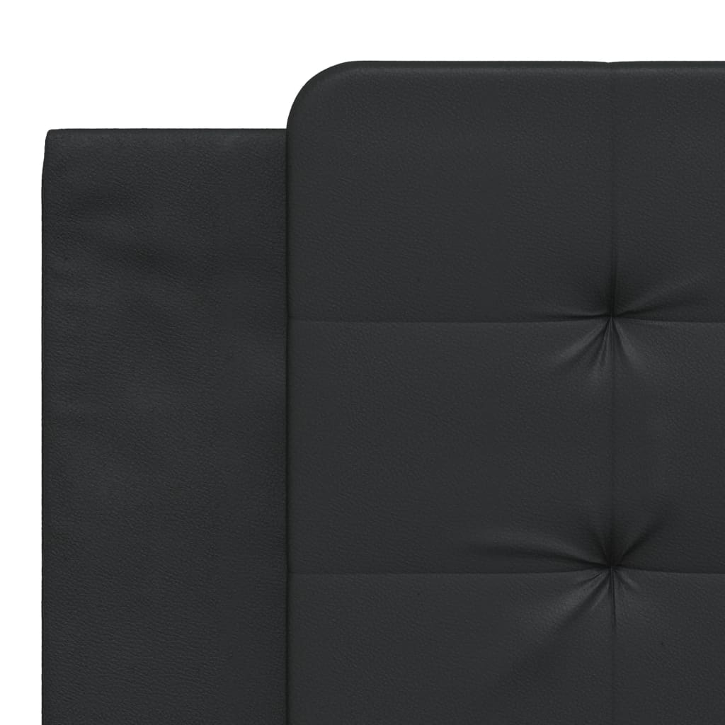 Coussin de tête de lit noir 180 cm similicuir - XIOS
