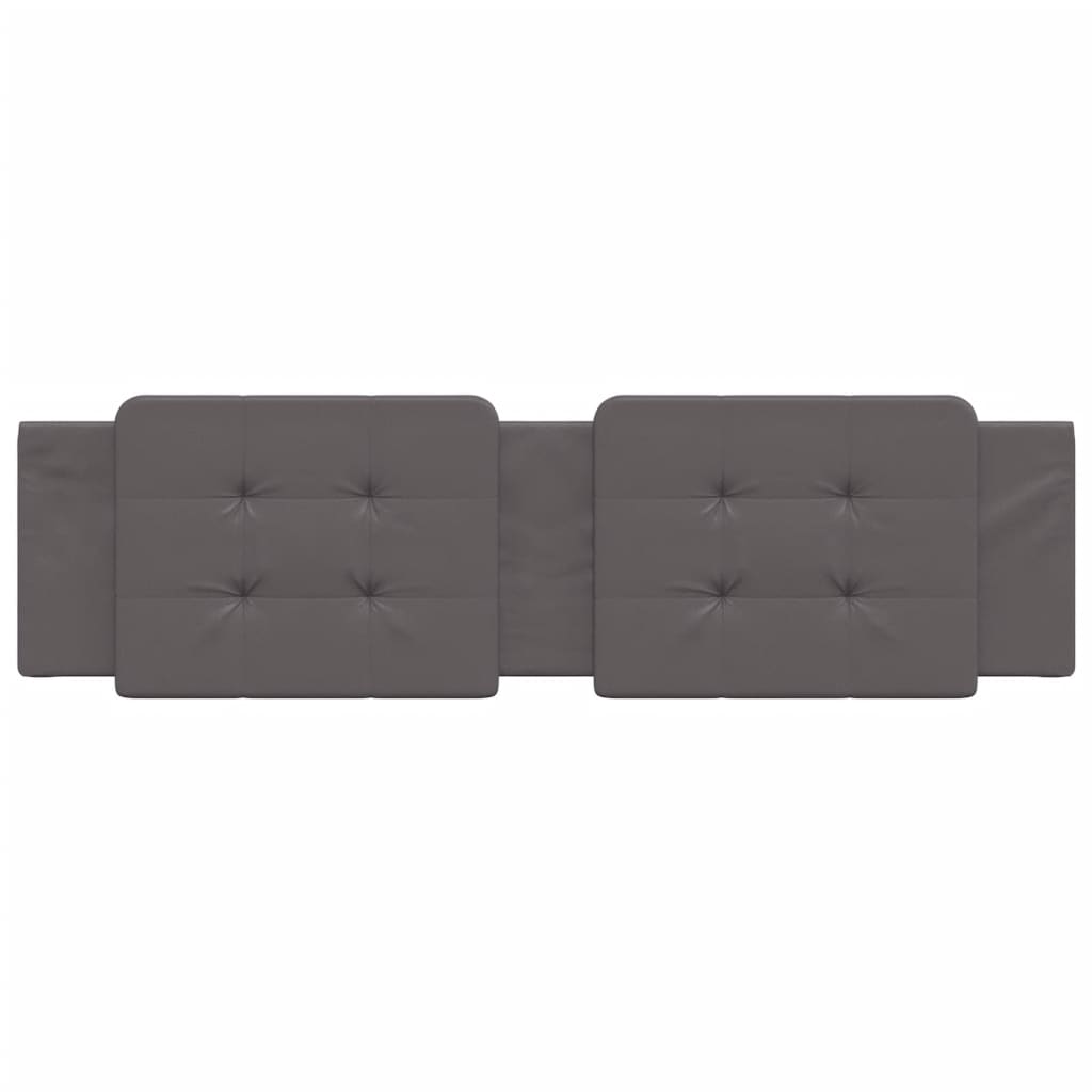 Coussin de tête de lit Zadar gris 180 cm similicuir - XIOS