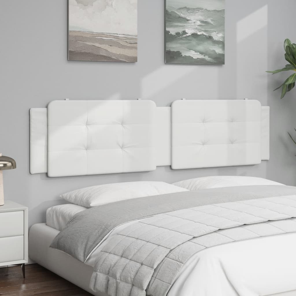 Coussin de tête de lit Zadar blanc 200 cm similicuir - XIOS