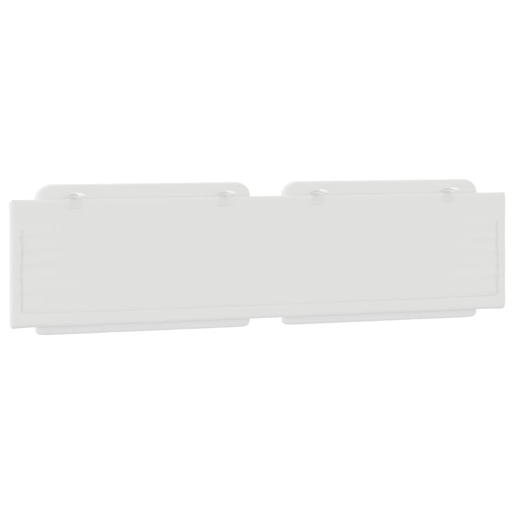 Coussin de tête de lit blanc 200 cm similicuir - XIOS