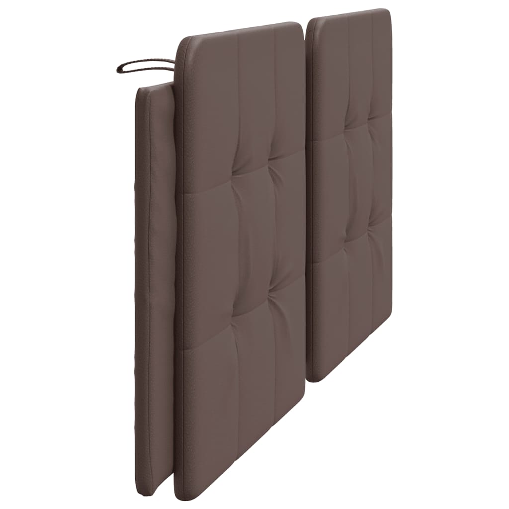 Coussin de tête de lit marron 200 cm similicuir - XIOS