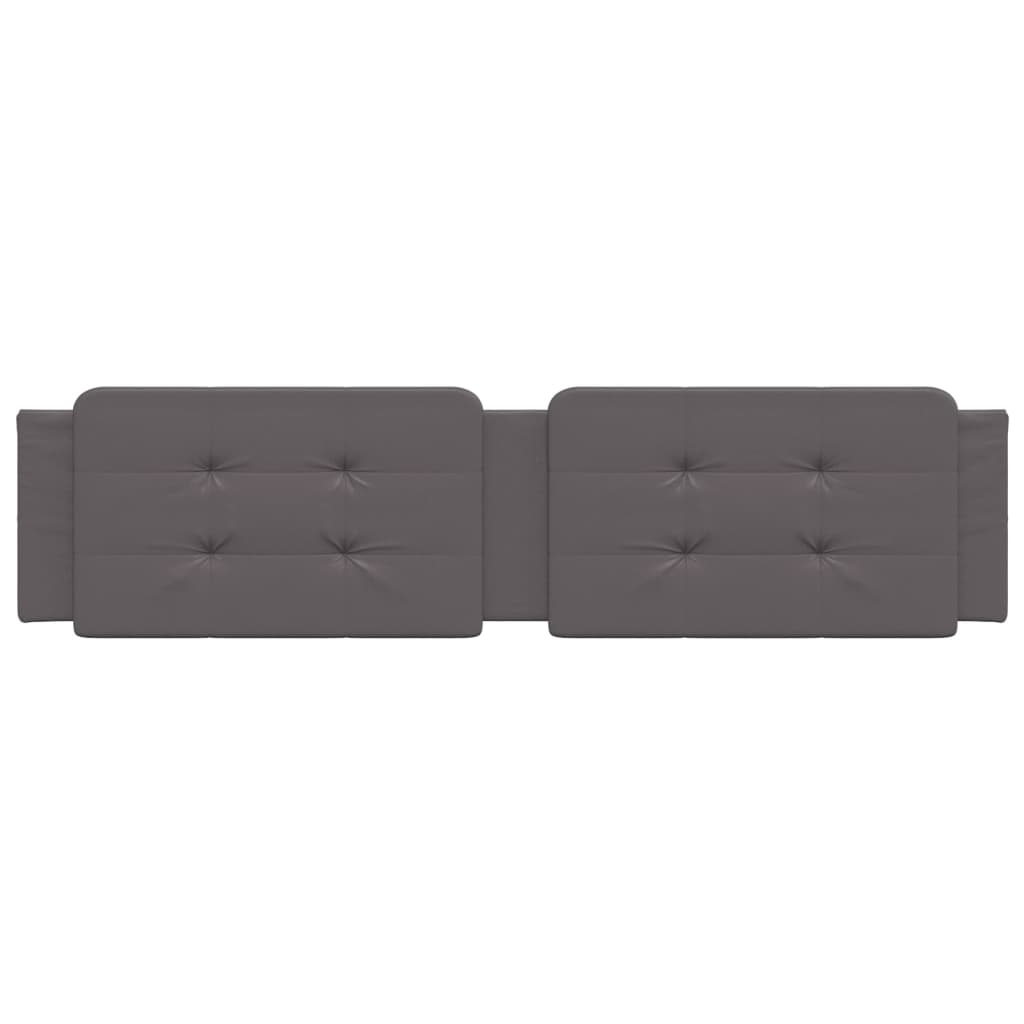 Coussin de tête de lit Zadar gris 200 cm similicuir - XIOS
