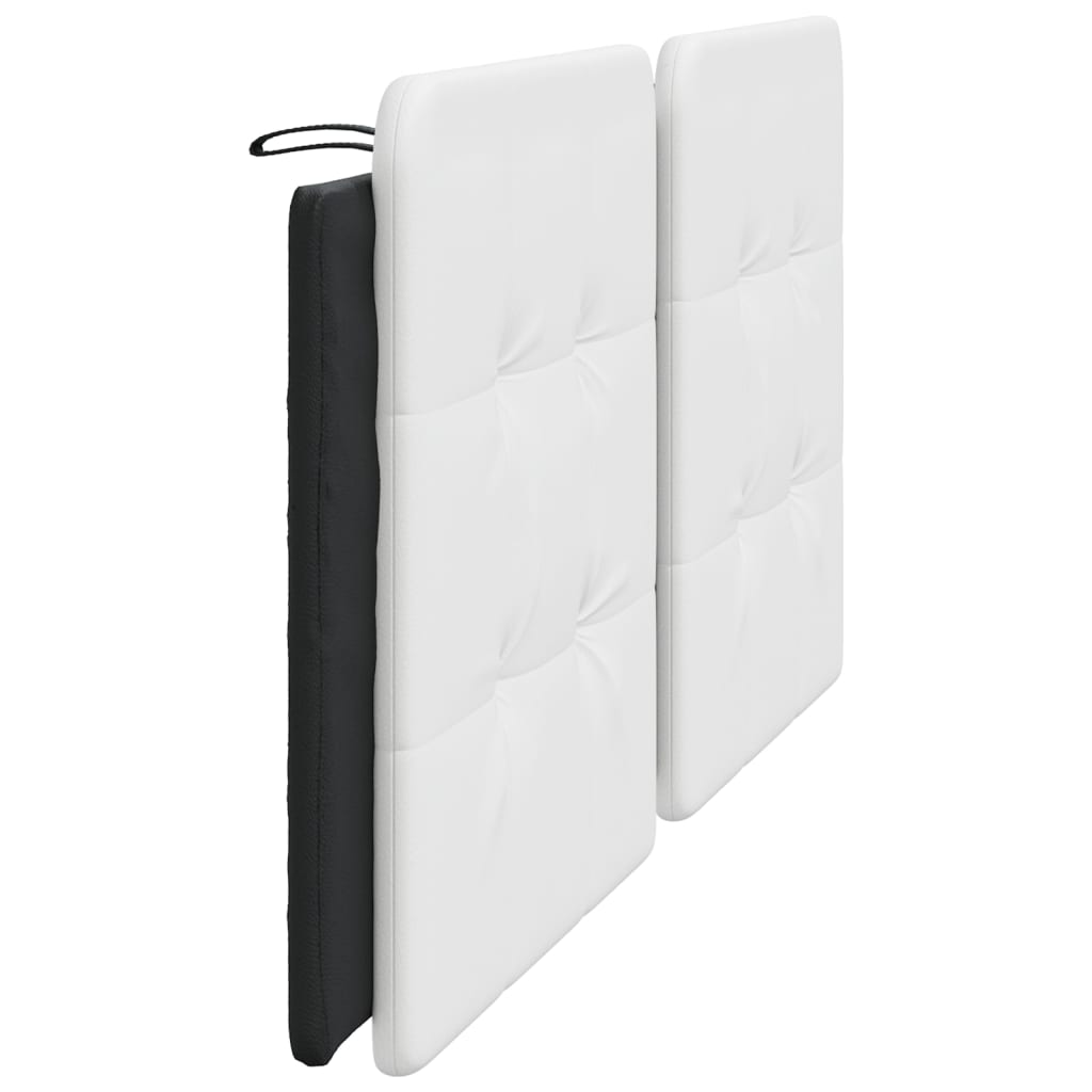 Coussin de tête de lit Zadar noir et blanc 200 cm similicuir - XIOS