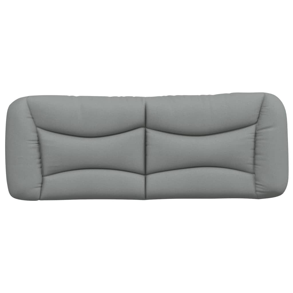 Coussin de tête de lit Hvar gris clair 137 cm tissu - XIOS