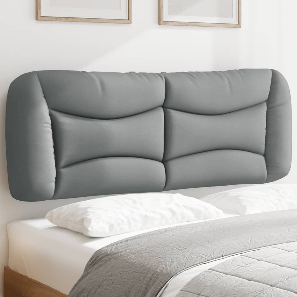 Coussin de tête de lit Hvar gris clair 137 cm tissu - XIOS