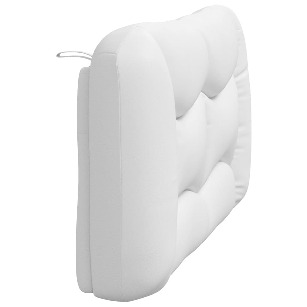 Coussin de tête de lit Hvar blanc 137 cm similicuir