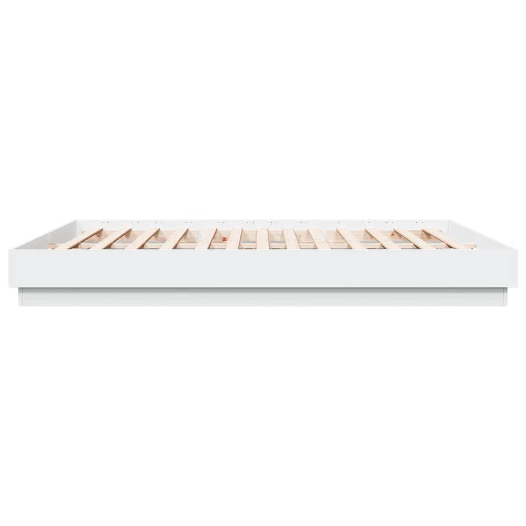 Cadre de lit sans matelas blanc 180x200 cm - XIOS