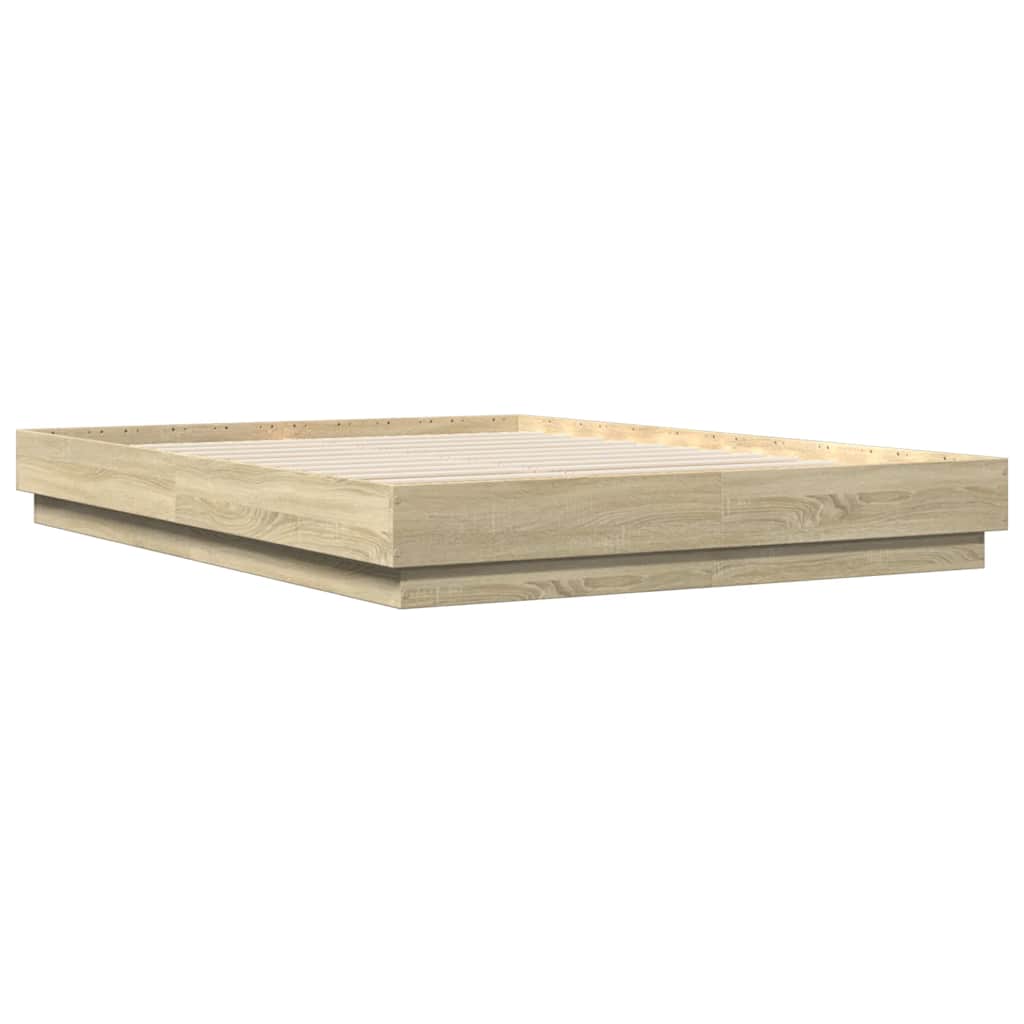 Cadre de lit sans matelas chêne sonoma 140x200 cm - XIOS