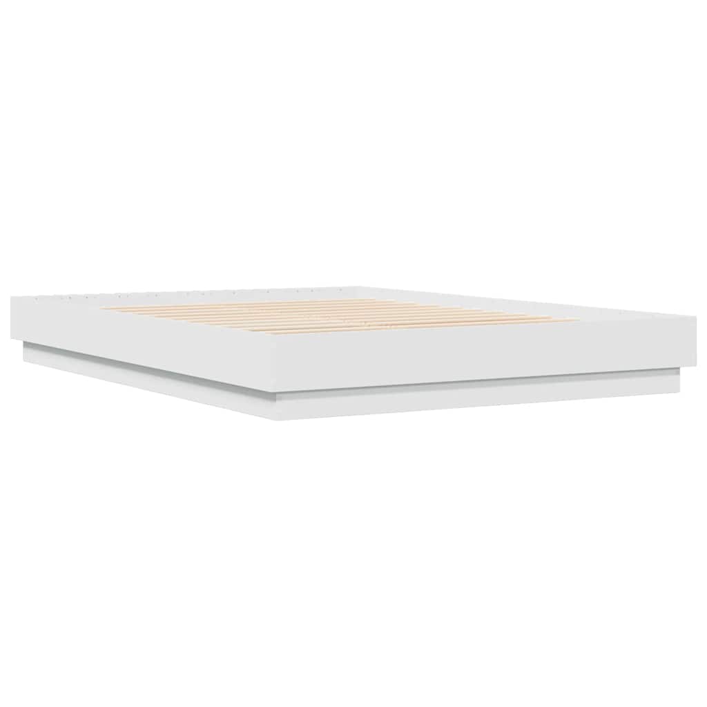 Cadre de lit sans matelas blanc 120x200 cm - XIOS