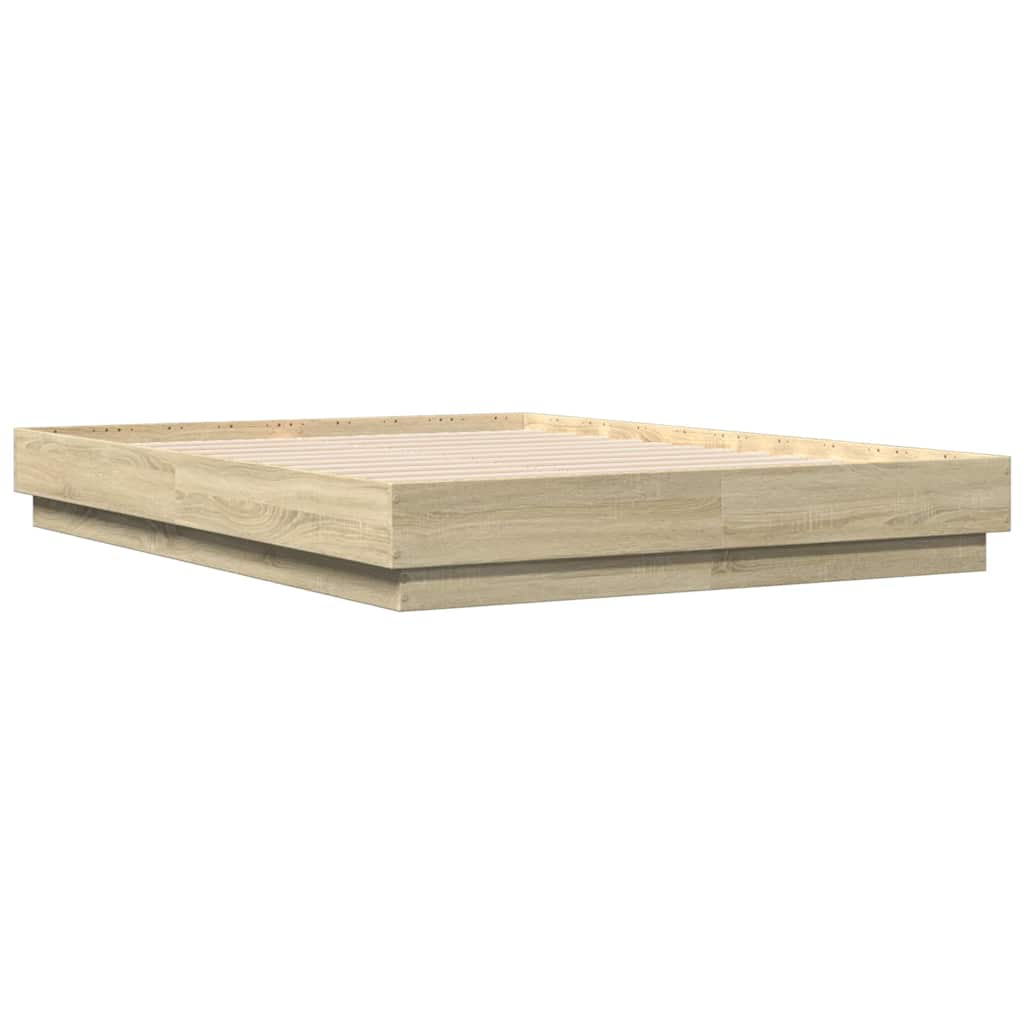 Cadre de lit sans matelas chêne sonoma 120x190 cm - XIOS