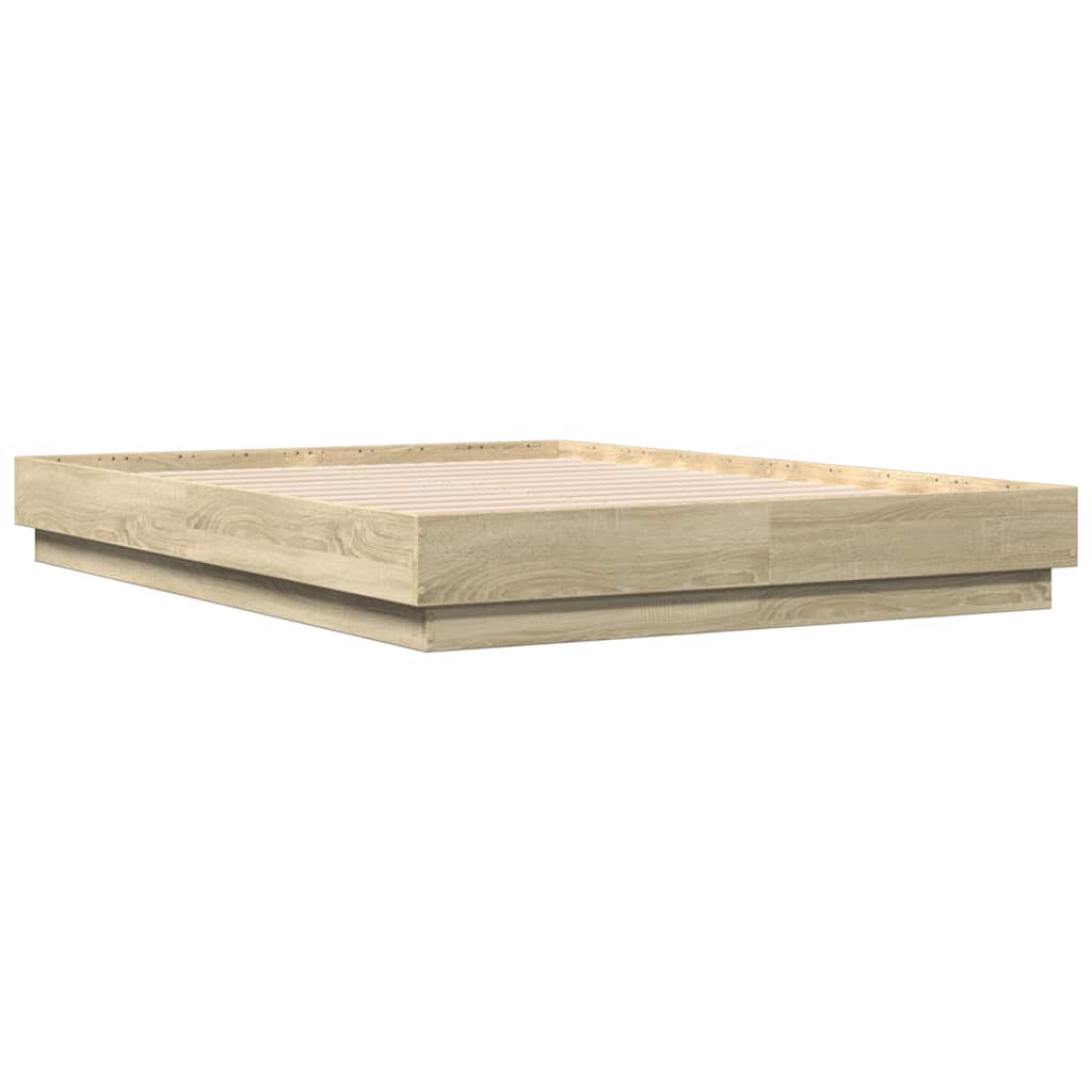 Cadre de lit sans matelas chêne sonoma 120x190 cm - XIOS
