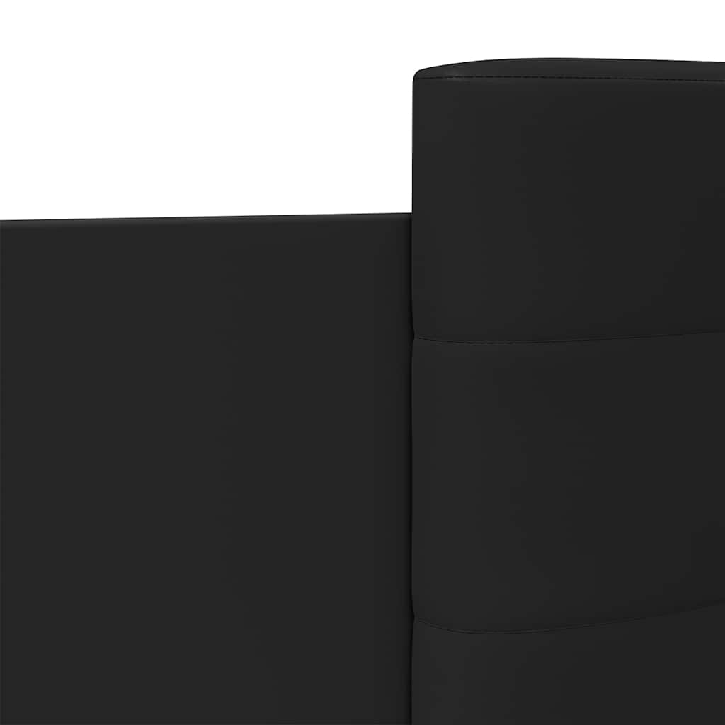 Cadre de lit sans matelas noir 90x200 cm - XIOS