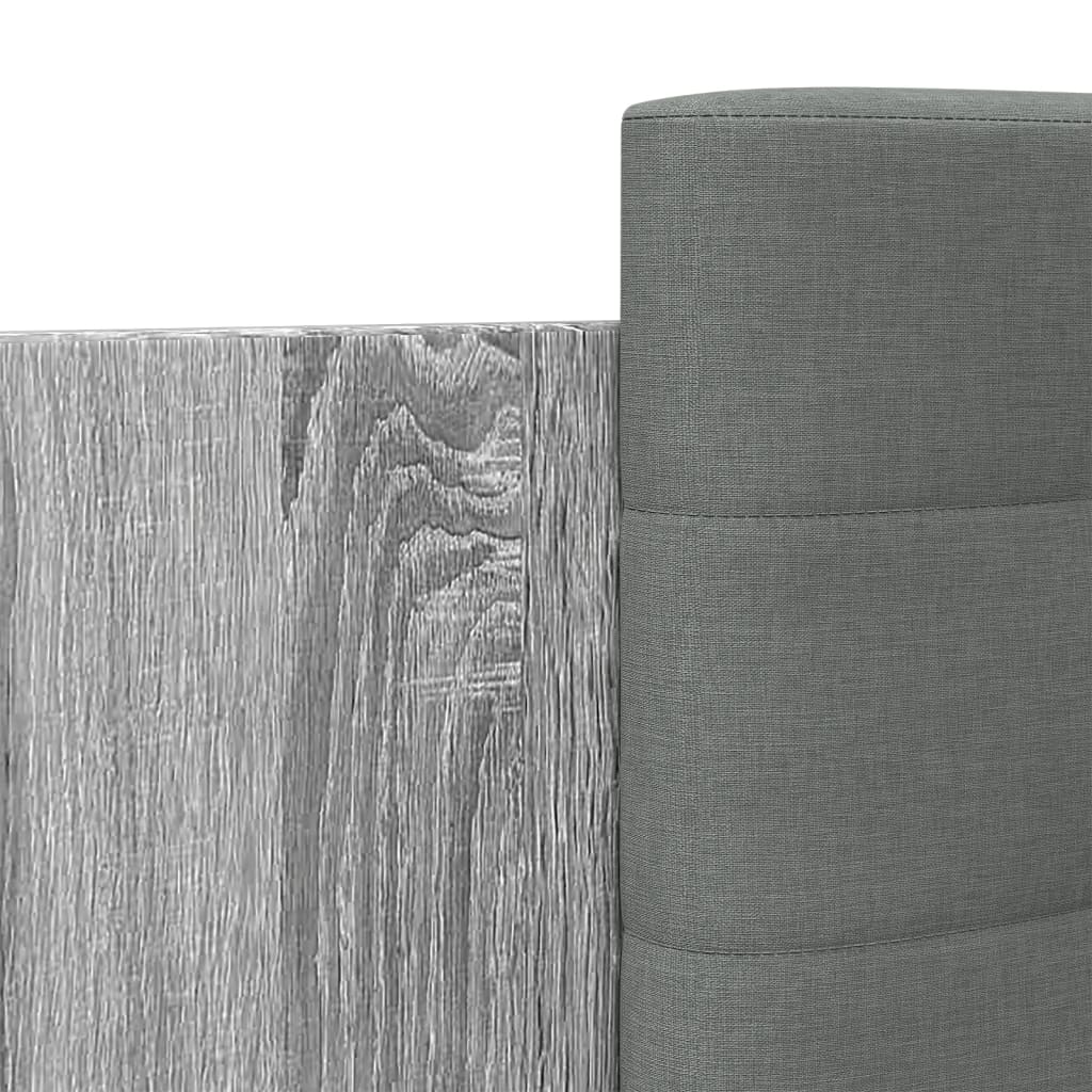 Cadre de lit sans matelas sonoma gris 120x190 cm - XIOS