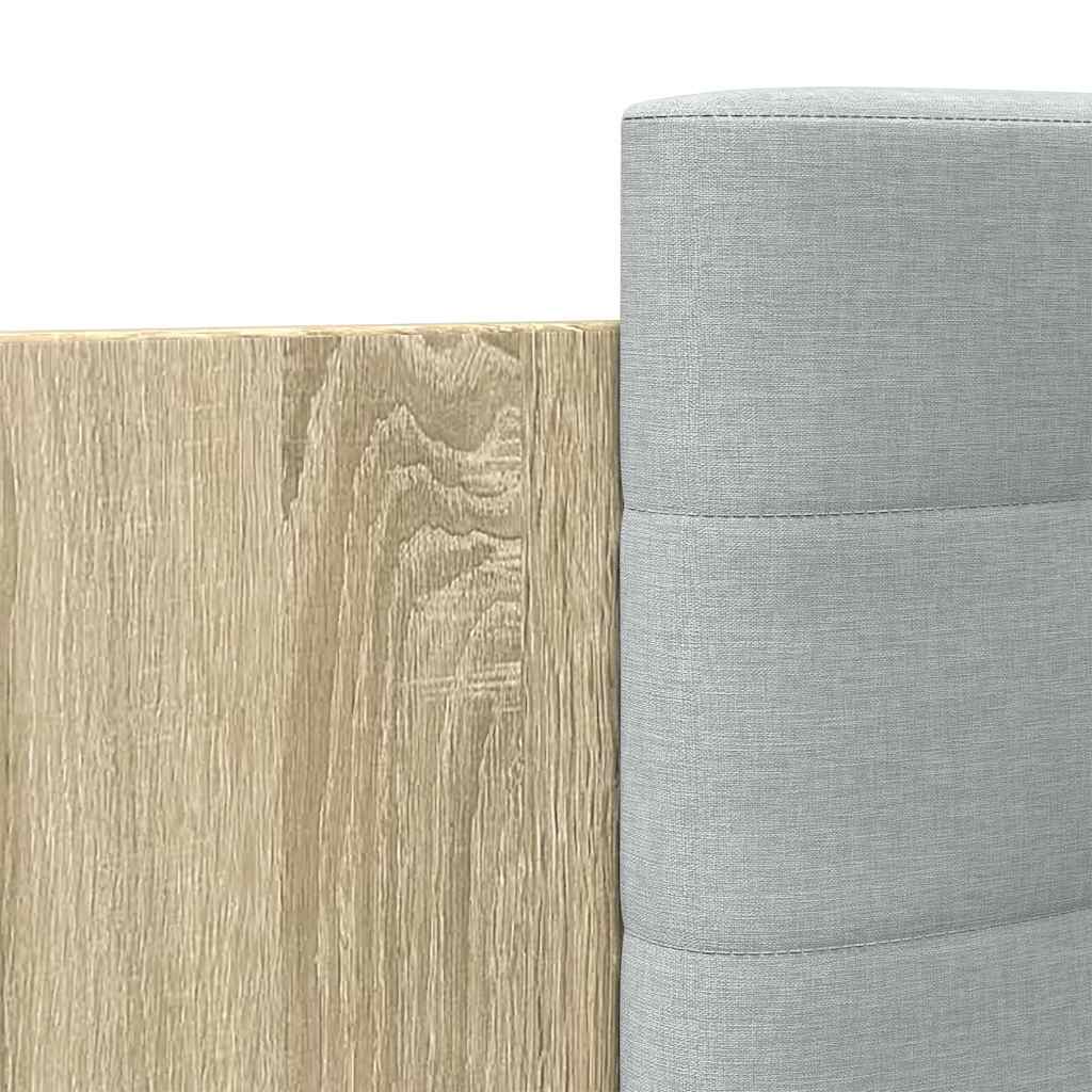 Cadre de lit avec LED sans matelas chêne sonoma 180x200 cm - XIOS