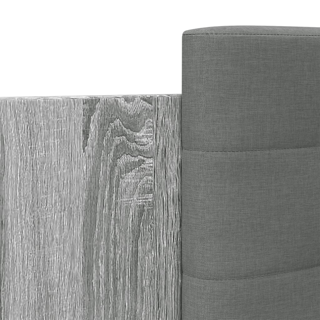 Cadre de lit avec LED sans matelas sonoma gris 160x200 cm - XIOS