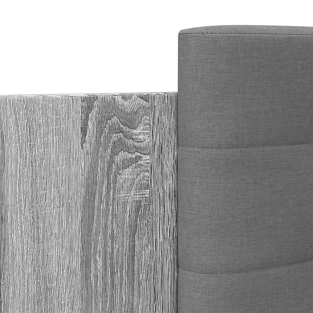 Cadre de lit avec LED sans matelas sonoma gris 150x200 cm - XIOS
