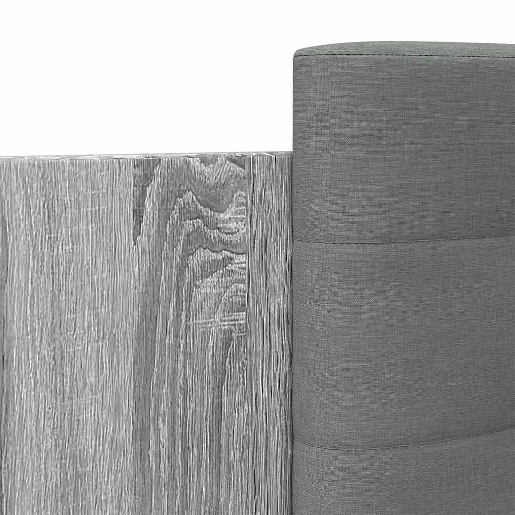 Cadre de lit avec LED sans matelas sonoma gris 120x200 cm - XIOS