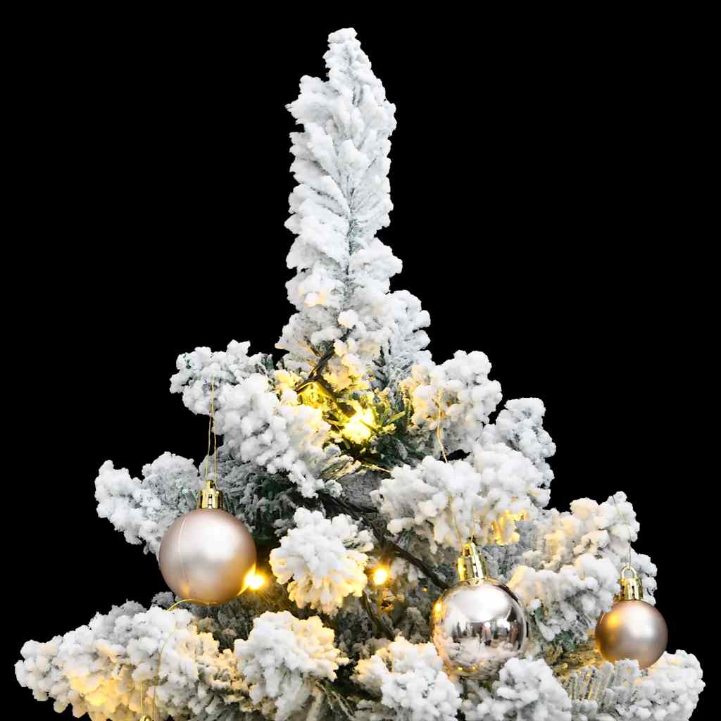 Sapin de Noël artificiel articulé 150 LED et boules 120 cm - XIOS