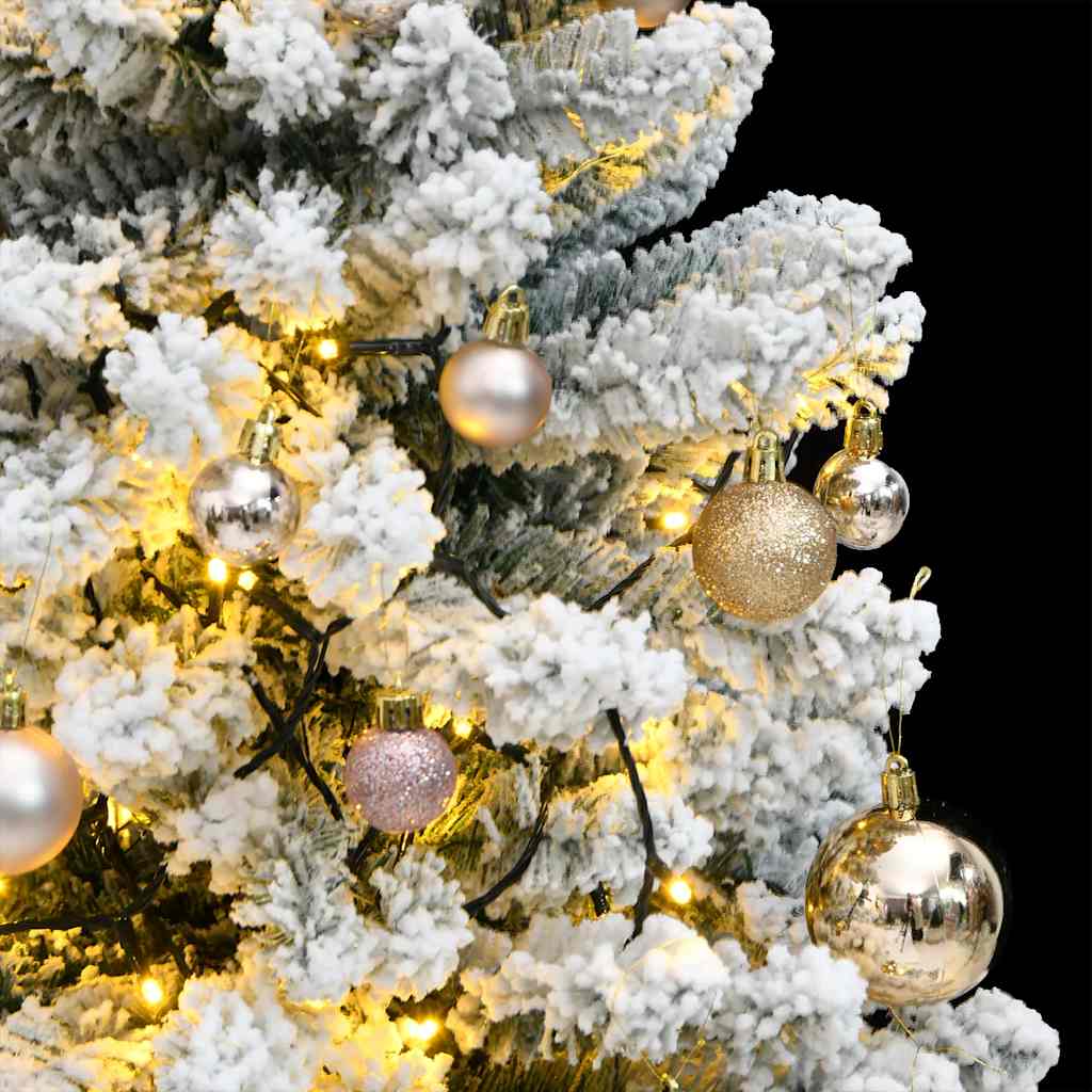Sapin de Noël artificiel articulé 150 LED et boules 120 cm - XIOS