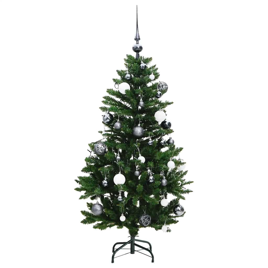 Sapin de Noël artificiel articulé 150 LED et boules 150 cm - XIOS