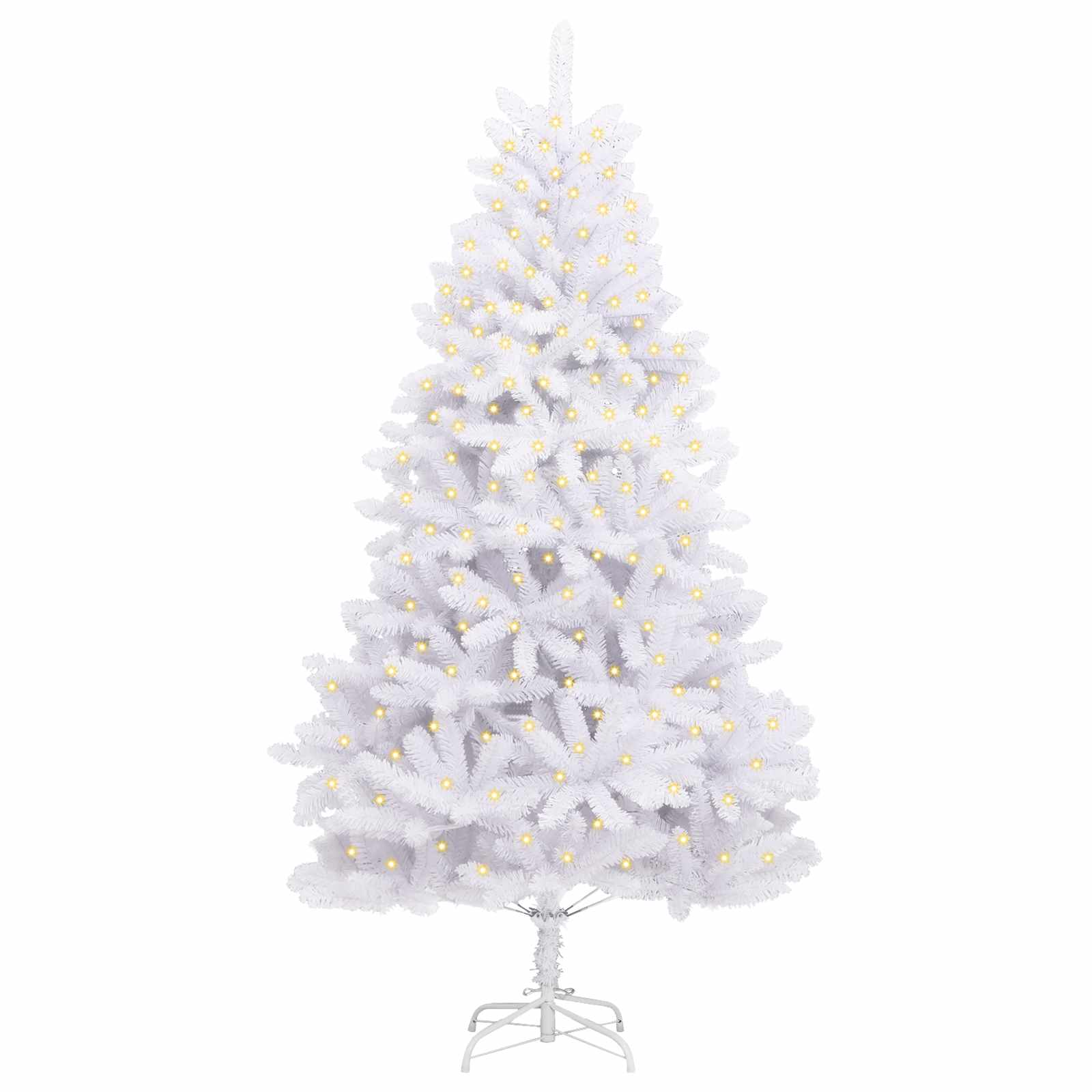 Sapin de Noël artificiel avec 300 LED Blanc 300 cm PVC et métal - XIOS