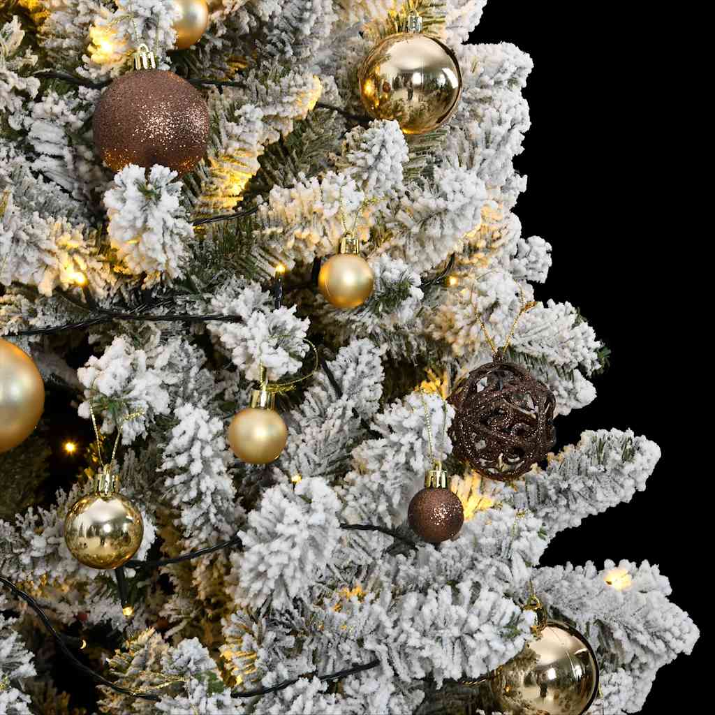 Sapin de Noël artificiel articulé 300 LED et boules 180 cm - XIOS