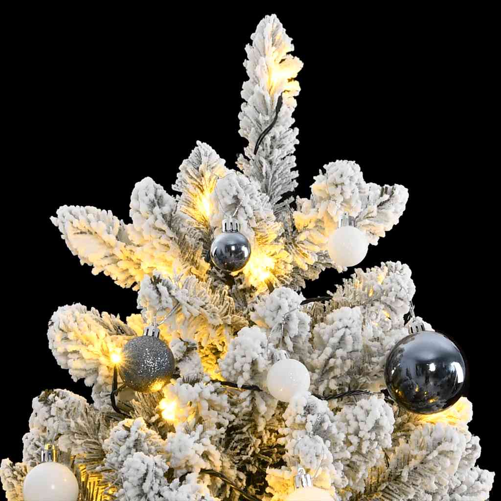 Sapin de Noël artificiel articulé 300 LED et boules 210 cm