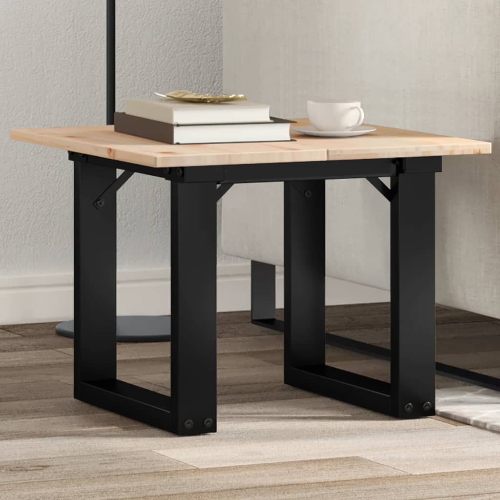 Pieds de table basse cadre en O 40x40x33 cm acier - XIOS