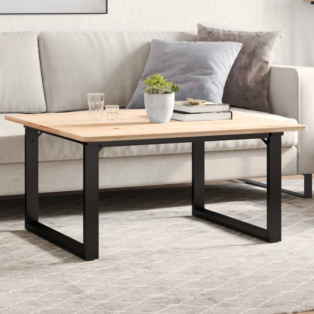 Pieds de table basse cadre en O 80x70x43 cm acier - XIOS