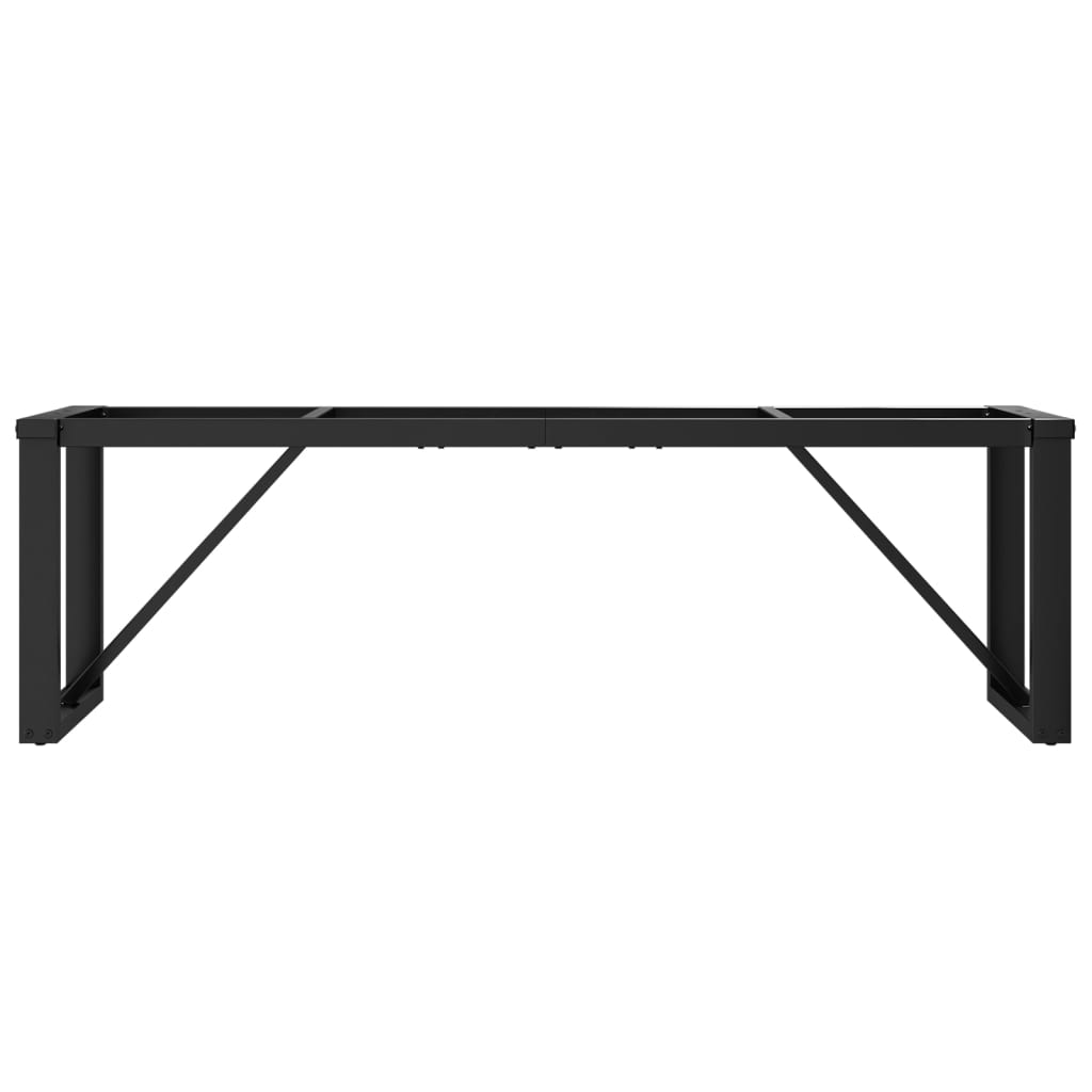 Pieds de table basse cadre en O 140x30x43 cm acier - XIOS