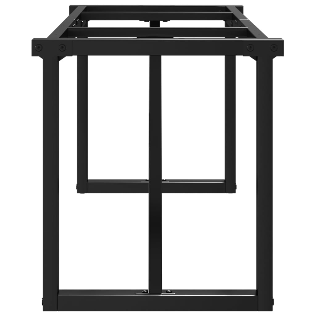 Pieds de table basse cadre en O 140x30x43 cm acier - XIOS