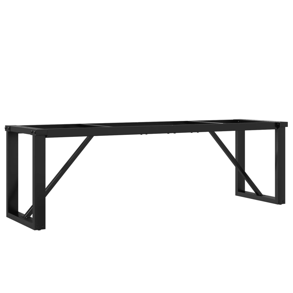 Pieds de table basse cadre en O 140x30x43 cm acier - XIOS