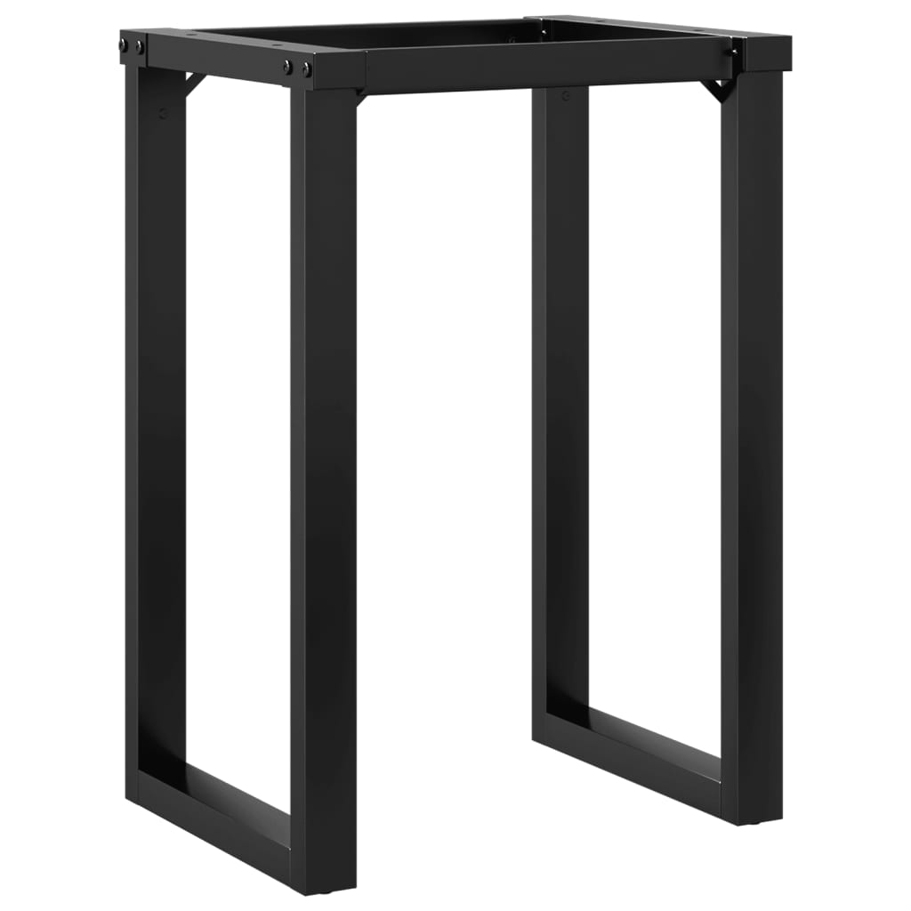 Pieds de table à manger cadre en O 60x40x73 cm acier - XIOS