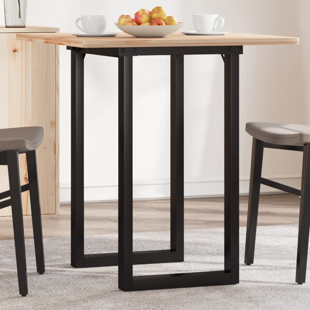 Pieds de table à manger cadre en O 60x40x73 cm acier - XIOS