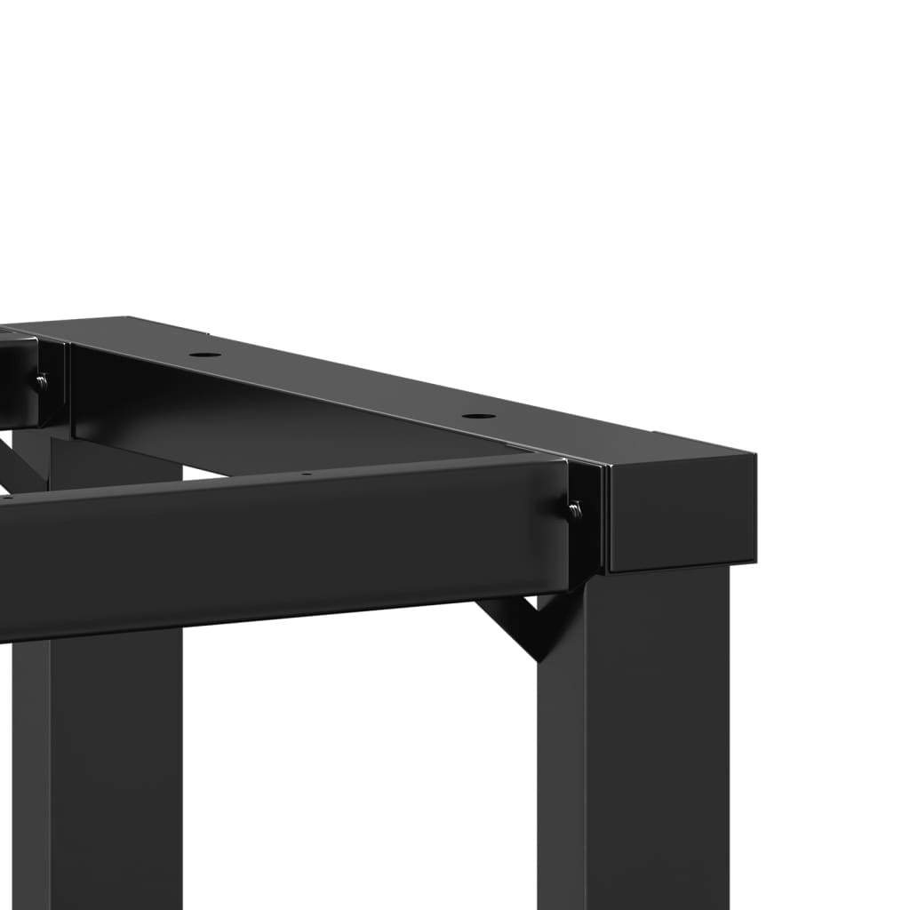 Pieds de table à manger cadre en O 60x40x73 cm acier - XIOS